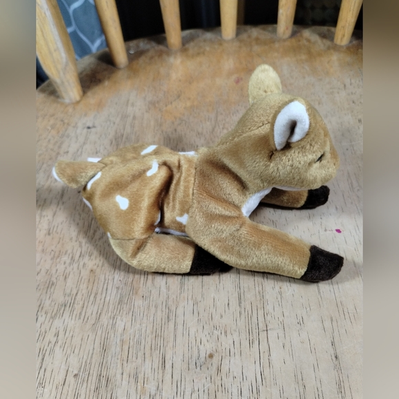 ✓TY Beanie Baby Whisper The Fawn - Picture 5 of 13